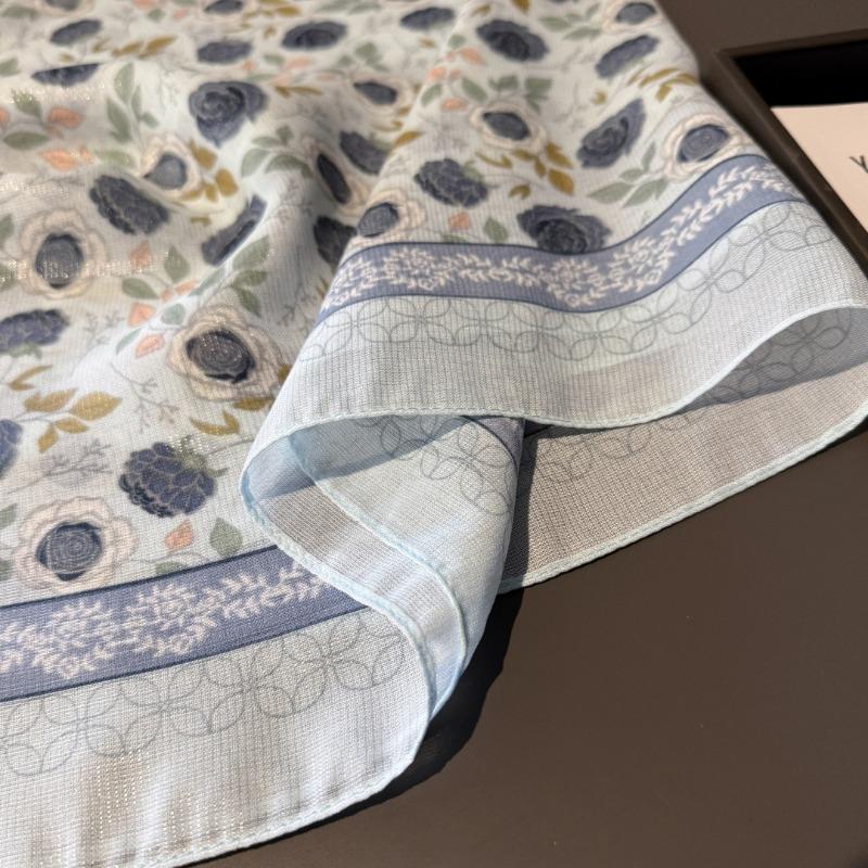 Women S Floral Print Square Scarf Fashion Head Wrap For Southeast Asia