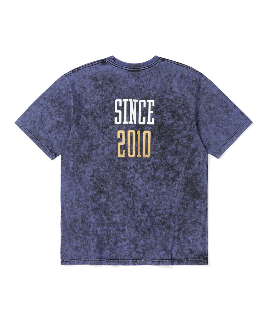 THISISNEVERTHAT Faded Basketball Tee Purple Blue
