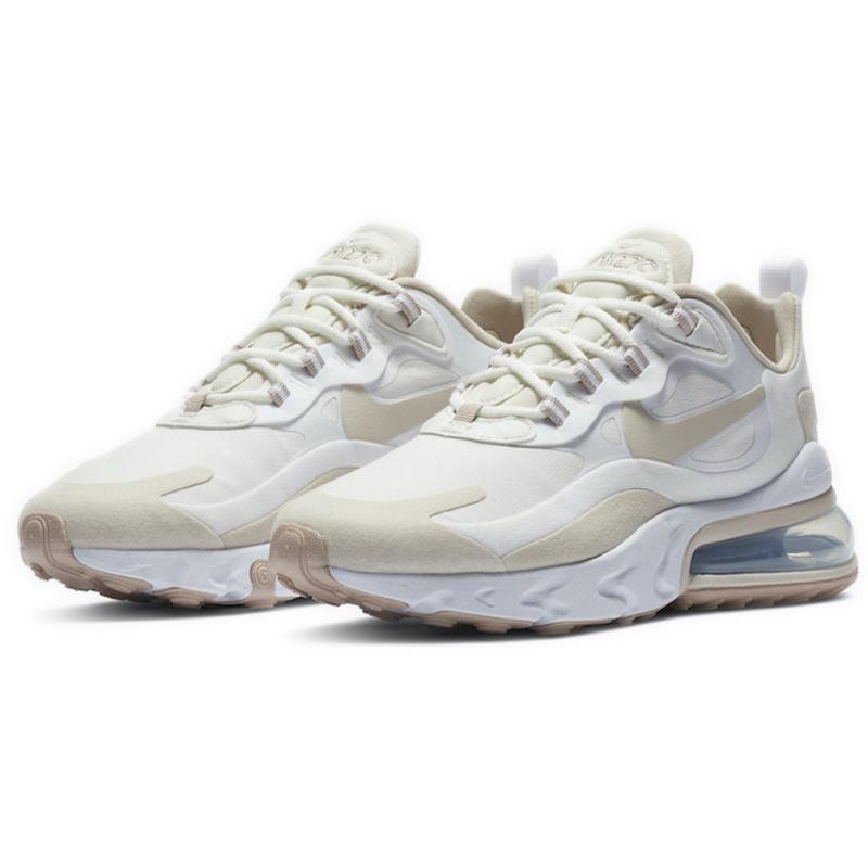 Nike Air Max 270 React 'Summit White Orewood Brown' Women's Sneakers Casual Shoes CJ0619-102