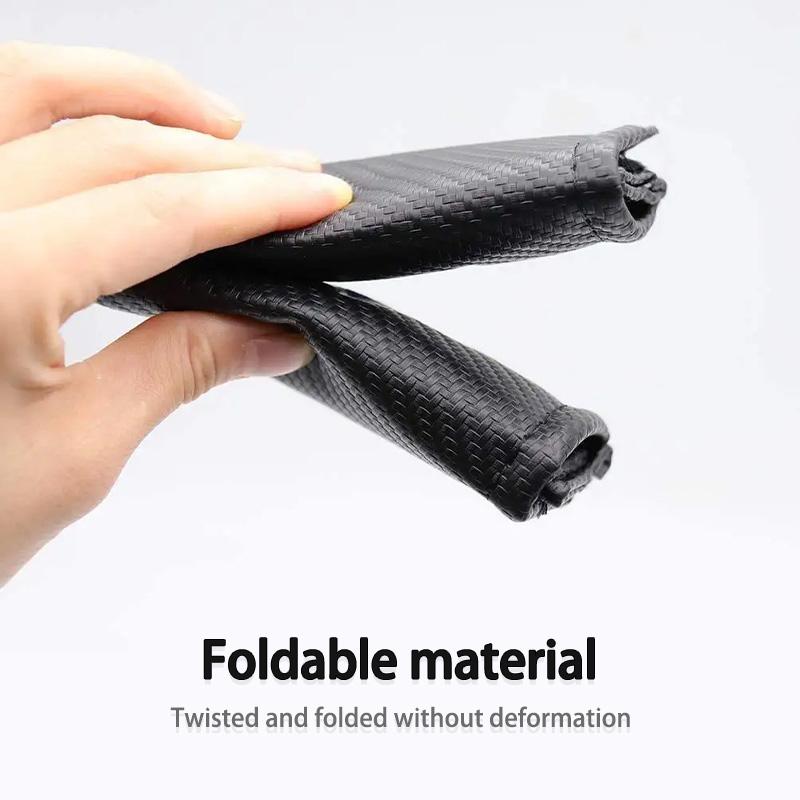 Car Seatbelt Shoulder Protector Cover Carbon Fiber Safety Belt For Mitsubishi Outlander Lancer Eclipse Mirage Xpander Attrage