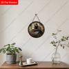 2D flat wooden hanging decorative signs, family wall or door decoration, garden decoration, housewarming gifts for friends