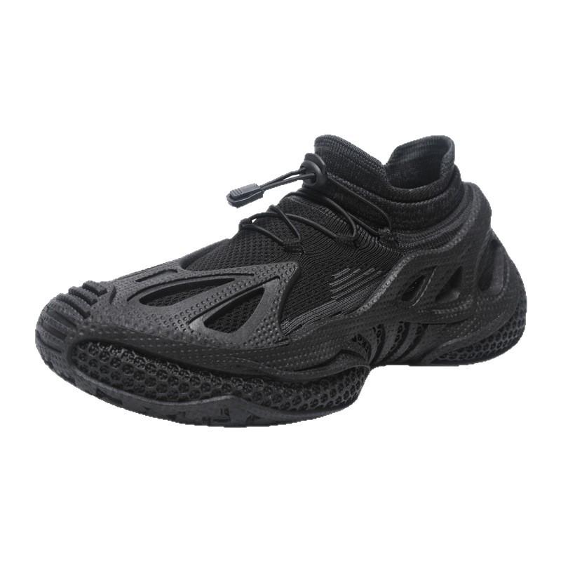 Flying woven sports shoes men's sports coconut men's shoes summer 2026 new socks shoes student shoes heightened thick sole