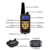 Collier Anti Aboiement Chien Rechargeable-Collier de Dressage -collier d'entraînement à distance 800m avec 99 niveaux de Mode Bip