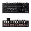 6 in 4 Out Sound Switcher Stereo Sound Switching Signal Source Switcher Selector Splitters Box Sound Signal Switching
