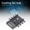 Multi Way Splitter Extension PWM Cooler Fan Hub SATA/4 Pin 1 To 8 Way 3Pin 12V Power Socket PC Speed Controller for Computer