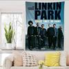 Rock Band LLinkin Cool PPark Hanging Bohemian Tapestry Hanging Tarot Hippie Wall Rugs Dorm Japanese Tapestry