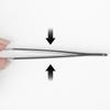 1/10pcs Black Precision Eyebrow Tweezers Stainless Steel Eye Brow Tools Professional Facial Hair Removal Shaping Makeup Tool Kit