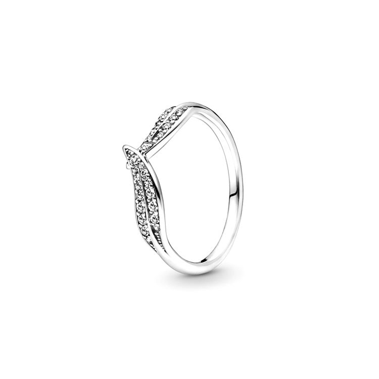 Pandora Shining Leaf Ring Women jewelry Silver 199533C01 48