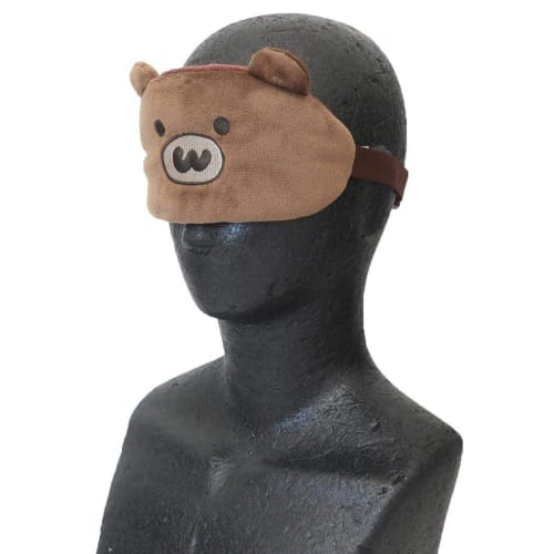 SK Japan Stationery 17250 Eye Mask: A Cat Turned Into a Bear Due To Lack of Sleep