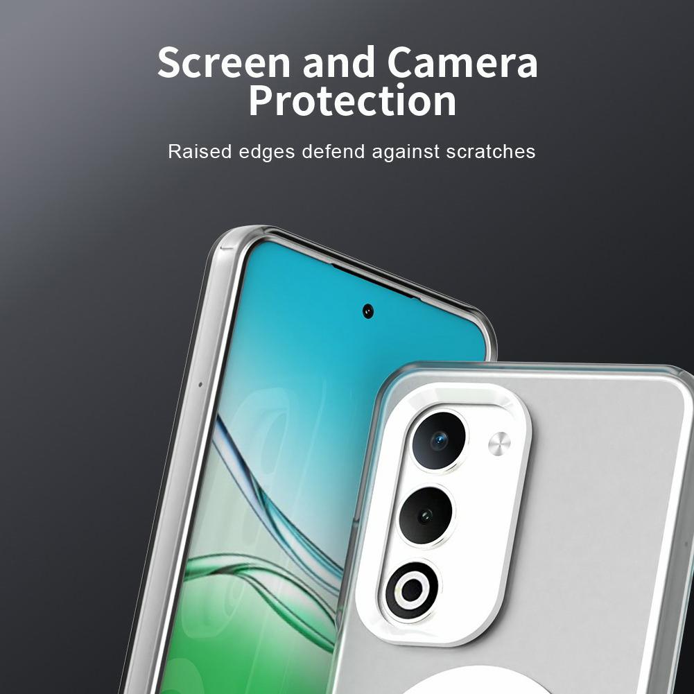 For Oppo A5 5G Magnetic Case Anti Drop Hybrid Phone Back Cover