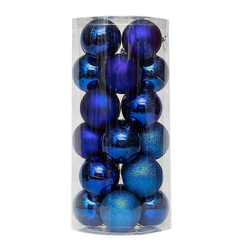 for Sinknap 24pcs Shatterproof Electroplated Pearlescent Christmas Balls - Decorative Festive Props 25-26