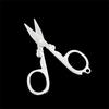 Stainless Steel Folding Scissors Travel Small Scissors Nail Scissors Fishing Scissors Fishing Line Scissors Mini Will Carry Folding Scissors