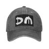 Elektronischer Rock Depeche Cooler Modus Gewaschene Jeans-Kappe Lässige Baseballkappen Verstellbarer Hut Sommer Unisex Baseballkappen