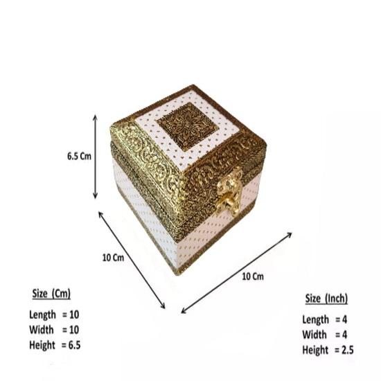 

Шкатулка для украшений ручной работы, Деревянная шкатулка для украшений, Свадебная шкатулка для украшений, Золото,