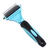 Stainless Steel Two-Sided Shedding Comb Two-Sided Shedding Hair Remover Comb  For Dog Cat
