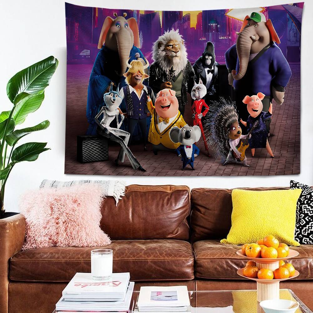 SSing 2 Movie Chart Tapestry Home Decoration Hippie Bohemian Decoration Divination Wall Hanging Home Decor