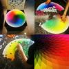 1000 Pcs/set Colorful Rainbow Round Geometrical Photopuzzle Adult Kids DIY Educational Toy Jigsaw Puzzle Paper