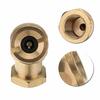 1/4" Npt Golden Tyre Inflator Valve Connector Air Chuck Ball Tire Clip Lock-On