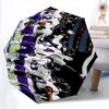 Baltimore Ravens Players Pattern, Automatic Folding Umbrella, Portable and Foldable Design, 8 Ribs, a Christmas or Birthday Gift.