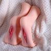 Male Masturbators Cup, Realistic Fetish Foot with Torso and Vaginal, Female Mannequin Foot Male Masturbation Stroker for Man a Pair