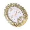 Wall Clock Peacock Battery Operated Silent Sweep Wall Decorative Clock for Living Room Bedroom