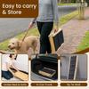 Adjustable Pet Ramp Solid Wood Carpet Handle Ramp Hot Small Dog Ramp  for Bed Couch Sofa & Car