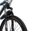 26" Spoke Wheel 24 Speed Mountain Bicycle Adult Bike MTB W/ Fender Blue+Orange