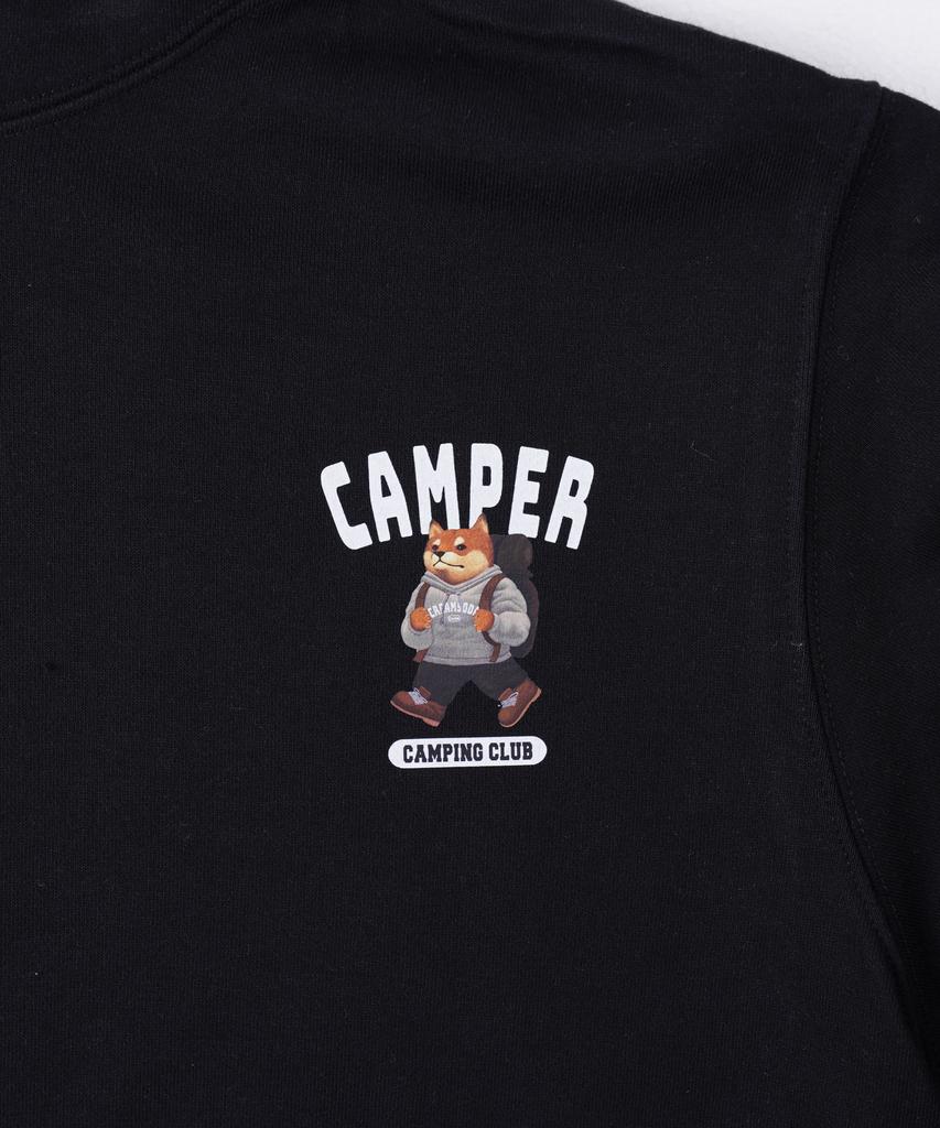 Lab Camping Club Small Logo Hoodie Black