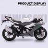 1/12 Scale Kawasaki Ninja ZX-6R Racing Cross-country Motorcycle Toy City Diecast Model Super Sport Miniature Collection Boy Kids Gift
