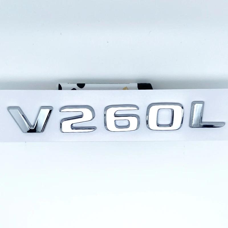 3D Buchstaben V260L V220d V250d V300d Emblem für Mercedes Benz V W447 Auto Kotflügel Plakette Kofferraum Namensschild Logo Aufkleber GT1
