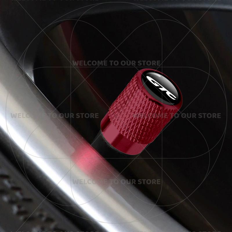 For Vauxhall GTC Emblem Opel Insignia Astra Agila Corsa 4Pcs Aluminum Car Tire Valve Caps Wheel Stem Air Dust Covers Accessories