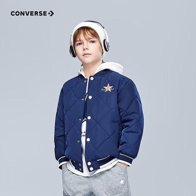 Kids' Hooded Color-Block Padded Jacket