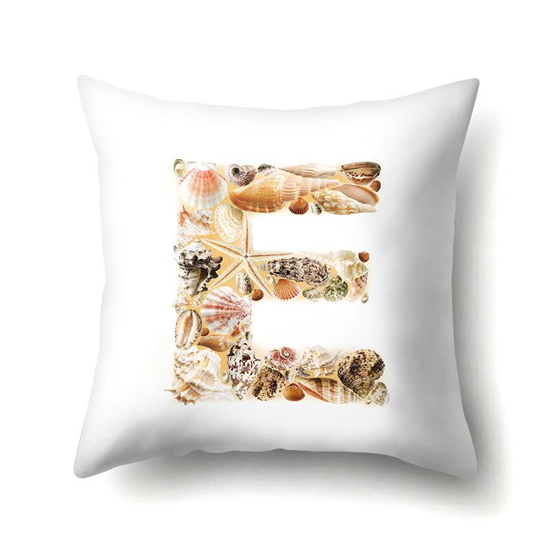 Polyester Pillowcase Automobile Decoration Home 26 English Letter Printed Pillowcase