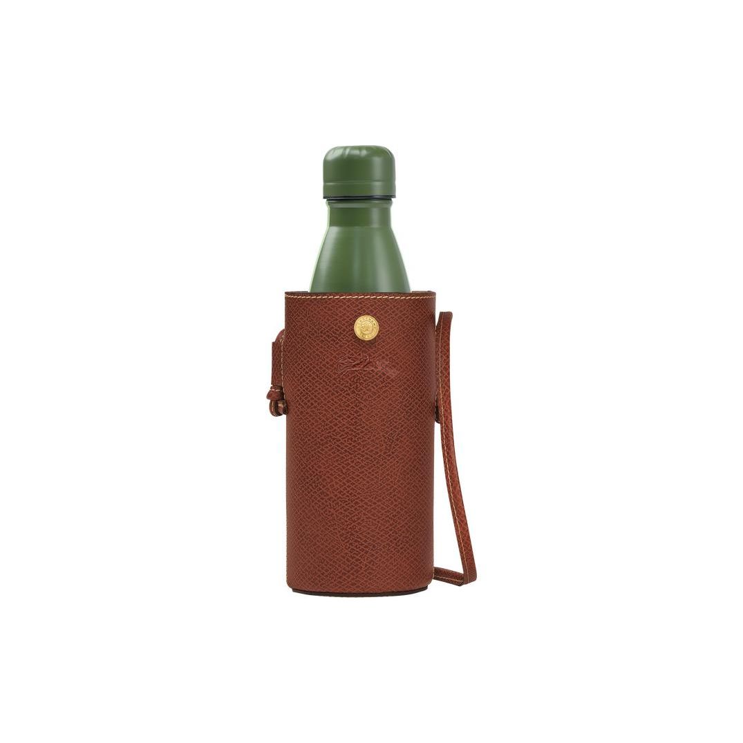 Longchamp pure 8 2023 Valentines Day Edition Open-Style Solid Color Leather Water Bottle Crossbody Bag Women crossbody bag Brown 34186HYZ035 Basic Set BagDust Bag 29490₽