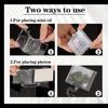 10 Sets Mini CD Keychain Album Case, Clear DVD Cover Bulk DVD Gemstone Keyring, Blank Mini Disc Pendant, Personalised DIY Backpack Hanging Decoration