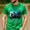Silverstein Out Of This World Baumwoll-T-Shirt Post-Hardcore Band Grafik Unisex Kurzarm Lässig Streetwear Tägliche Musik Oberteile