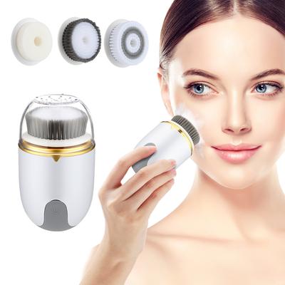 3-in-1-Gesichtsreinigungsbürste, elektrische Gesichtsreinigungsbürste, 360-Grad-Drehung, automatische Bürstenmaschine, Tiefenreinigungswerkzeuge, Hautpflege
