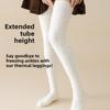 Kniehohe Socken und Lange Oberschenkelsocken für Damen im Herbst und Winter. Dicke und warme, hoch geschnittene Overknee-Langsocken mit zusätzlicher Polsterung.