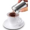 New Stainless Steel Sprinkle Powder Icing Sugar Cocoa Sugar Chocolate Flour Duster Shaker Tool Seasoning Bottle for Spices
