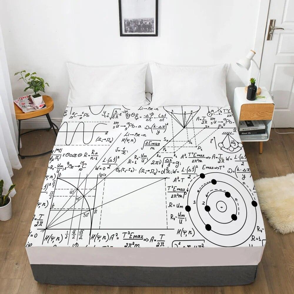 Lenzuolo con angoli lenzuolo con un elastico 150x200/180/200/160x200 Coprimaterasso Copriletto 1 pz Formula geometria