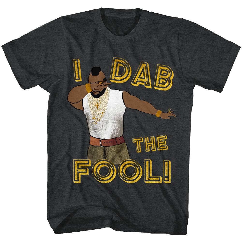 Mr T Gold Chains I Dab The Fool Shirt Men T Shirt The A Team B.A. Baracus XL