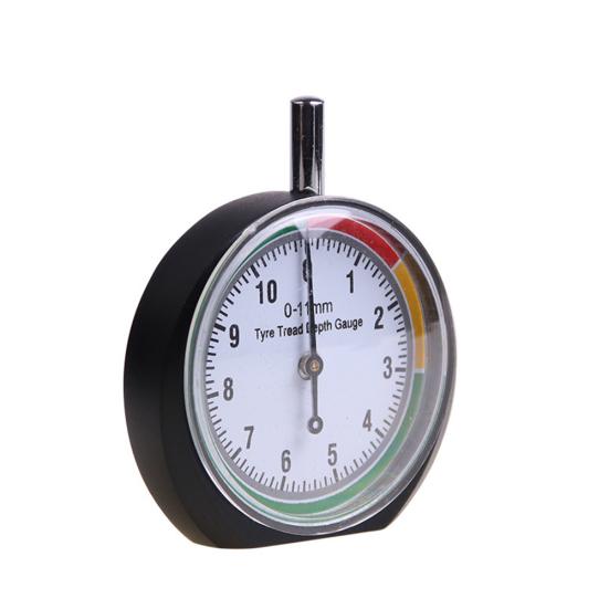 

Портативний стрілочний індикатор тиску в шинах із нержавіючої сталі чорний