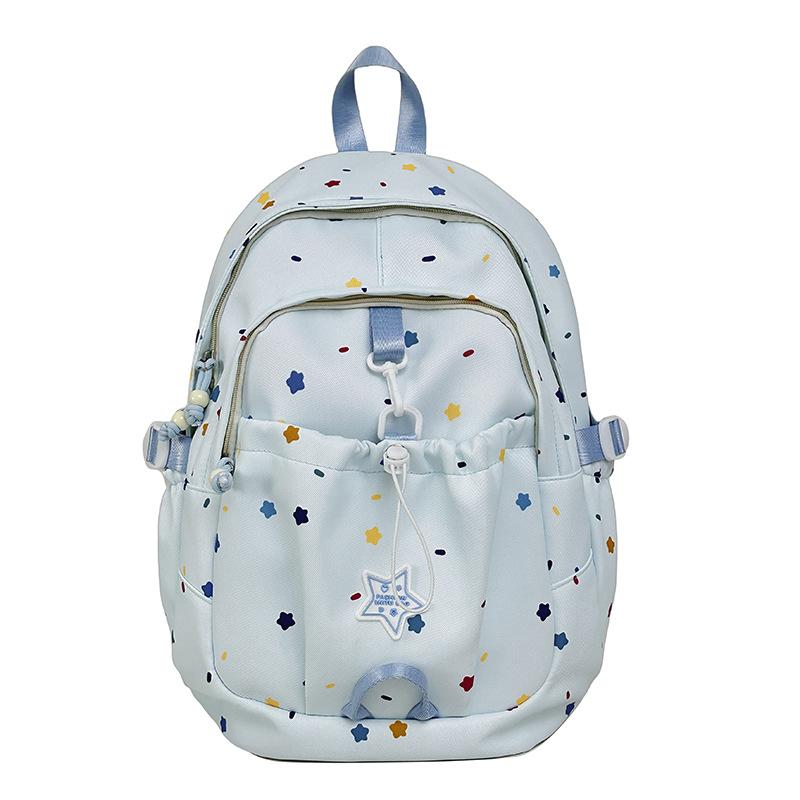 Schoolbag small fresh schoolbag female junior high school students large capacity backpack Japanese ins college students lightweight simple travel