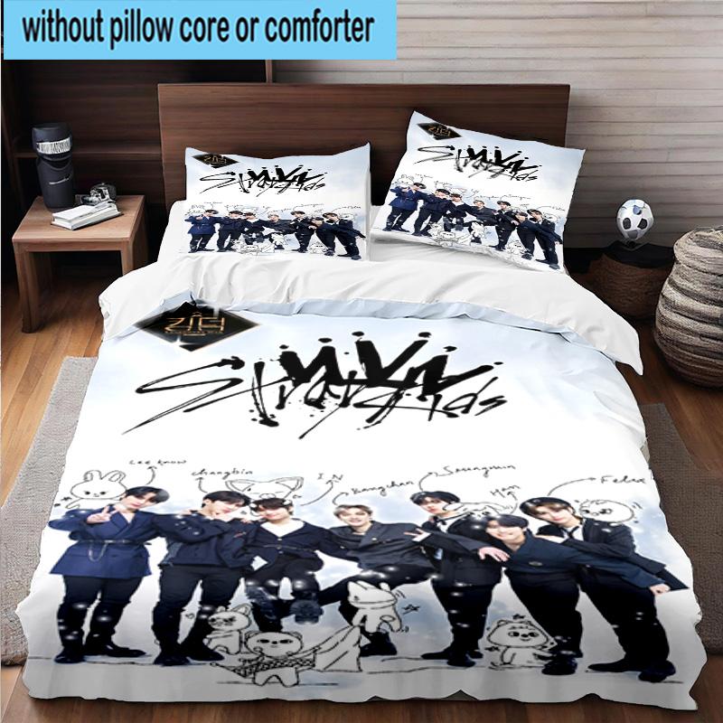 3PCS K-pop Group Performance 3pcs Bedding,Including 3PCS Duvet Cover And 2pcs Pillowcases Perfect for Christmas,Ideal for Bedroom, Dormitory
