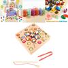 Engaging Wooden Fishing Game Toys For Boys And Girls With Magnetic Elements