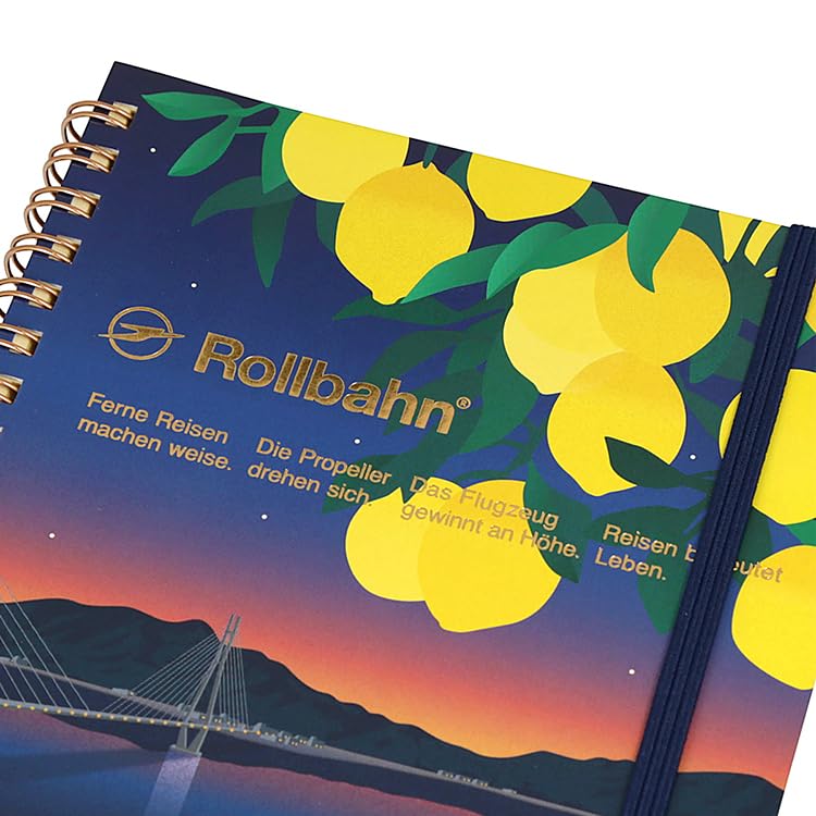 Delfonics Rollbahn Pocket Memo L Hiroshima Limited Edition (Setouchi Shimanami Kaido Night)