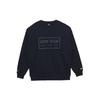 New Era Letter Print Pullover Long Sleeve Sweatshirt Unisex Sweatshirt Black 13095685
