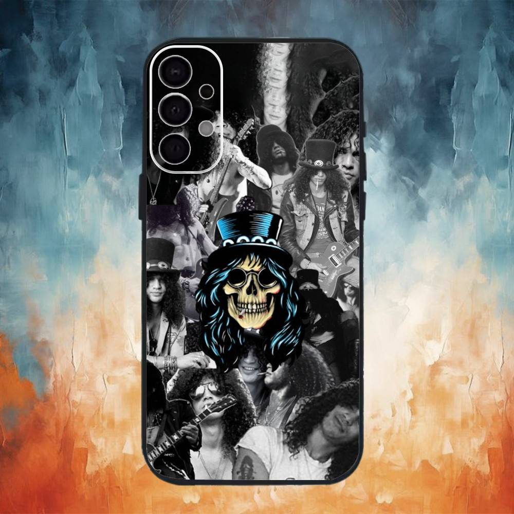 

Band G-Guns N Roses Phone Case For Samsung S25,S24,S21,S22,S23,S30,Ultra,S20,Plus,Fe,Note,10,9,5G Black Cover Samsung S24Plus