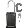 Waki Sangyo Emergency Key Box, Black, 110 x 72 mm, Spare Key Box, for Key Storage and Transfer, MBX-2204