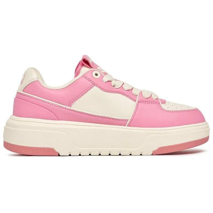 New MLB Chunky Liner Basic Slip Resistant Cushioning Wear Resistant Low Top Skateboard Shoes Unisex Pink 3ASXCLB3N-43PKS